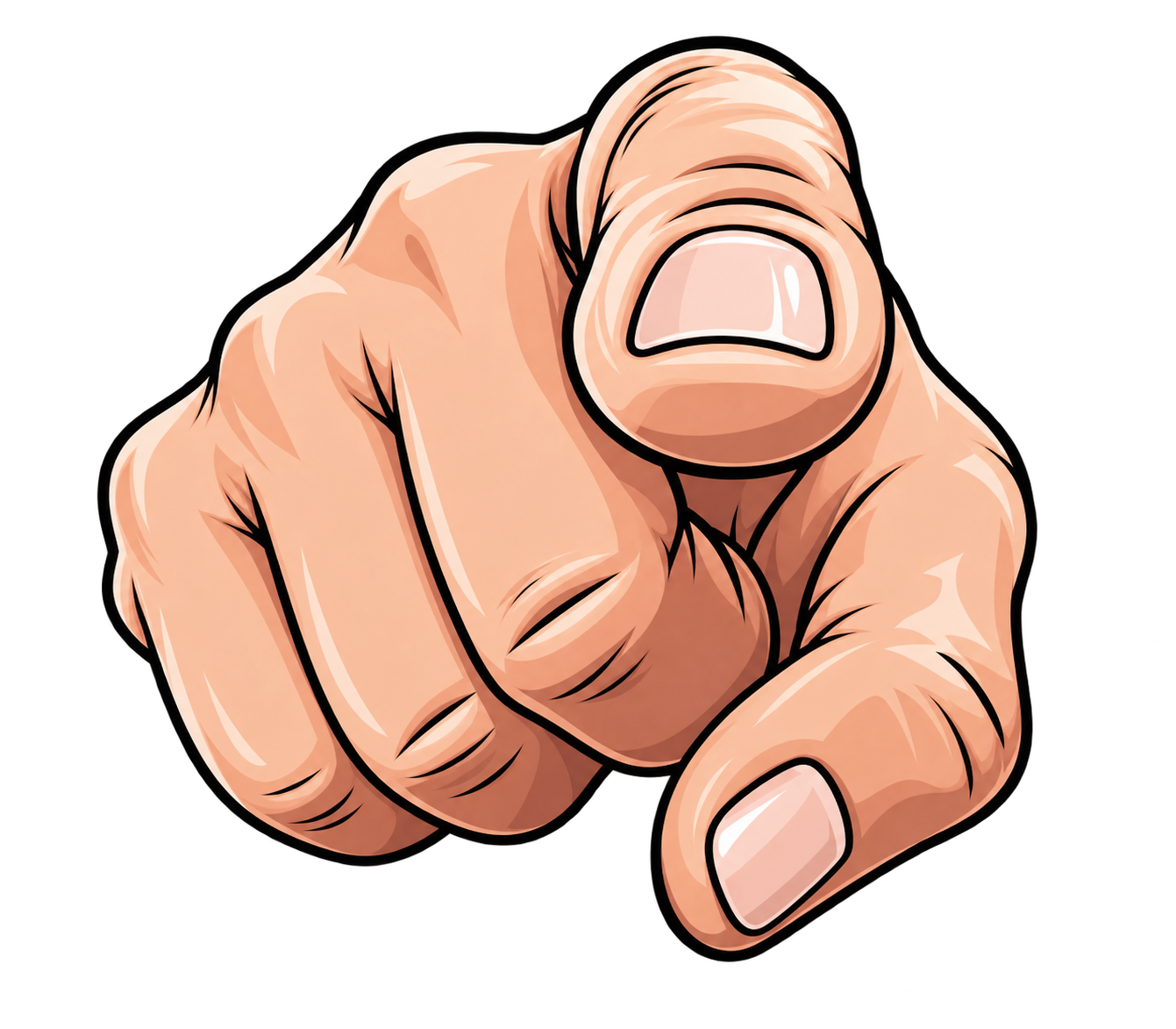Blog Finger Point