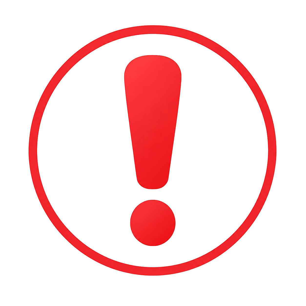 Red Exclame Warning